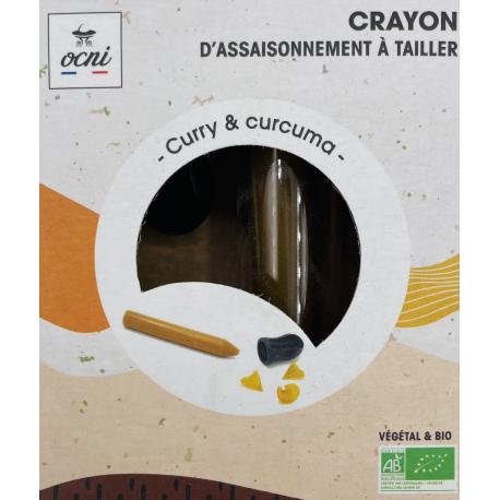 Crayon d'assaisonnement à tailler Curry & Curcuma