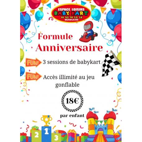 Offre anniversaire