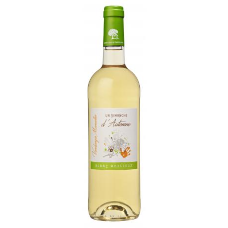 1 bouteille - Un DIMANCHE d'AUTOMNE Blanc Moëlleux - Vendanges tardives BIO