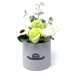 Pot Fleurs de Savon - Blanc